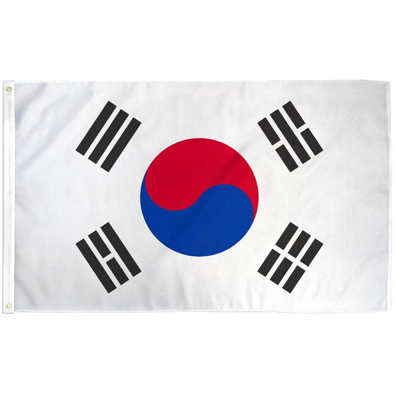 GENERICO - Bandera de Corea del Sur de 90cm x 60cm