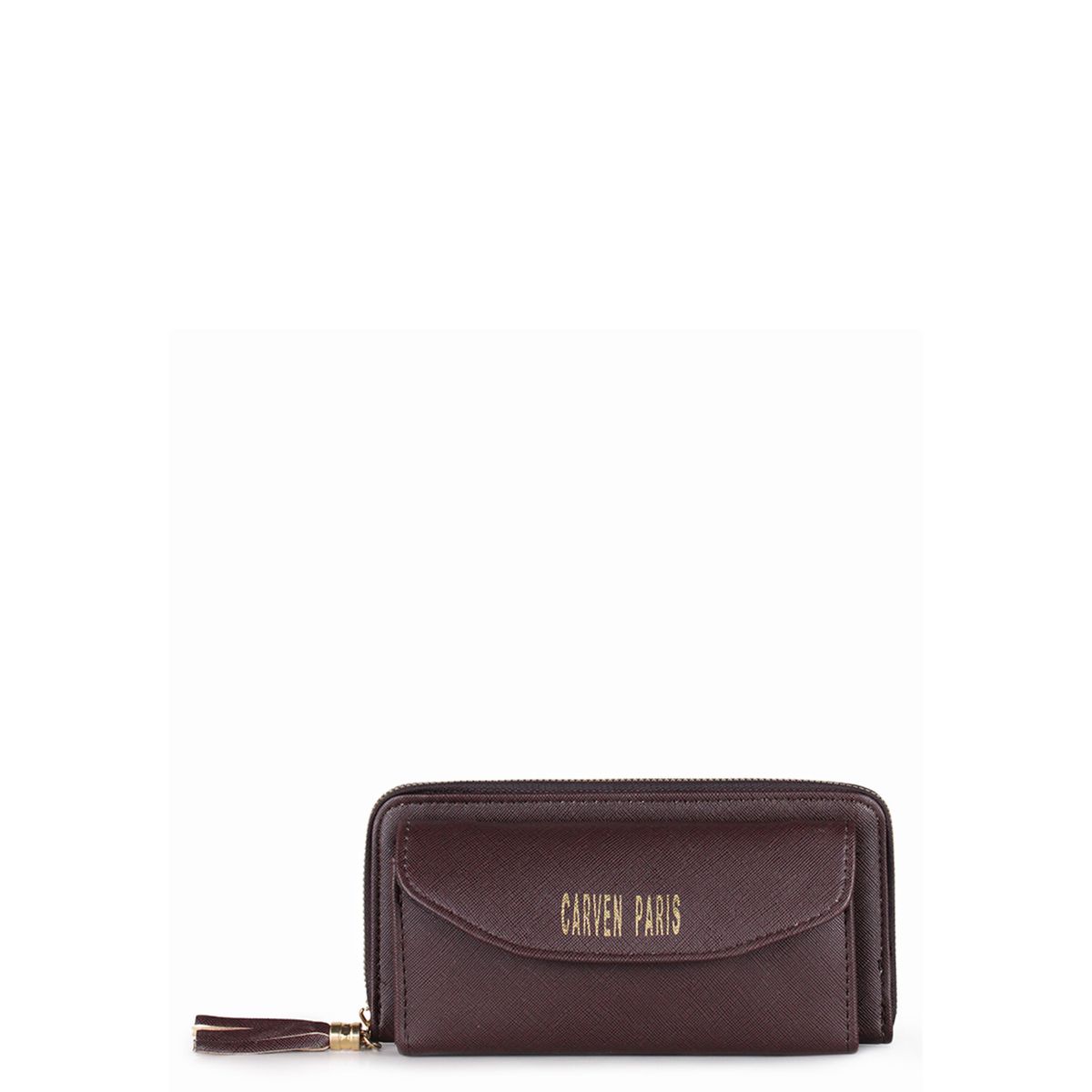 CARVEN - Billetera de mujer Aria café Carven Paris