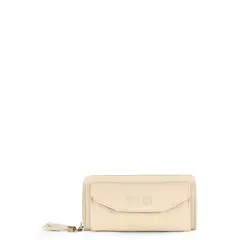 CARVEN - Billetera de mujer Aria beige Paris