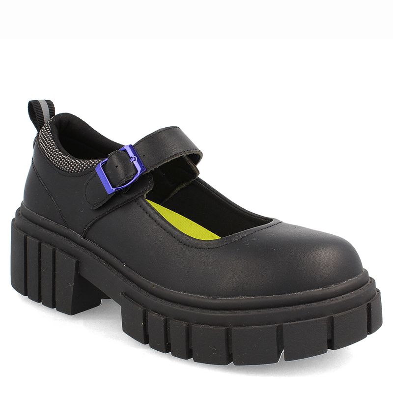 TEENER - ZAPATO ESCOLAR BROCHE NIÑA TEENER CHUMY NEGRO