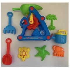 GENERICO - Juguete Playa Molino Agua con accesorios 8 piezas para Niños Y Niñas