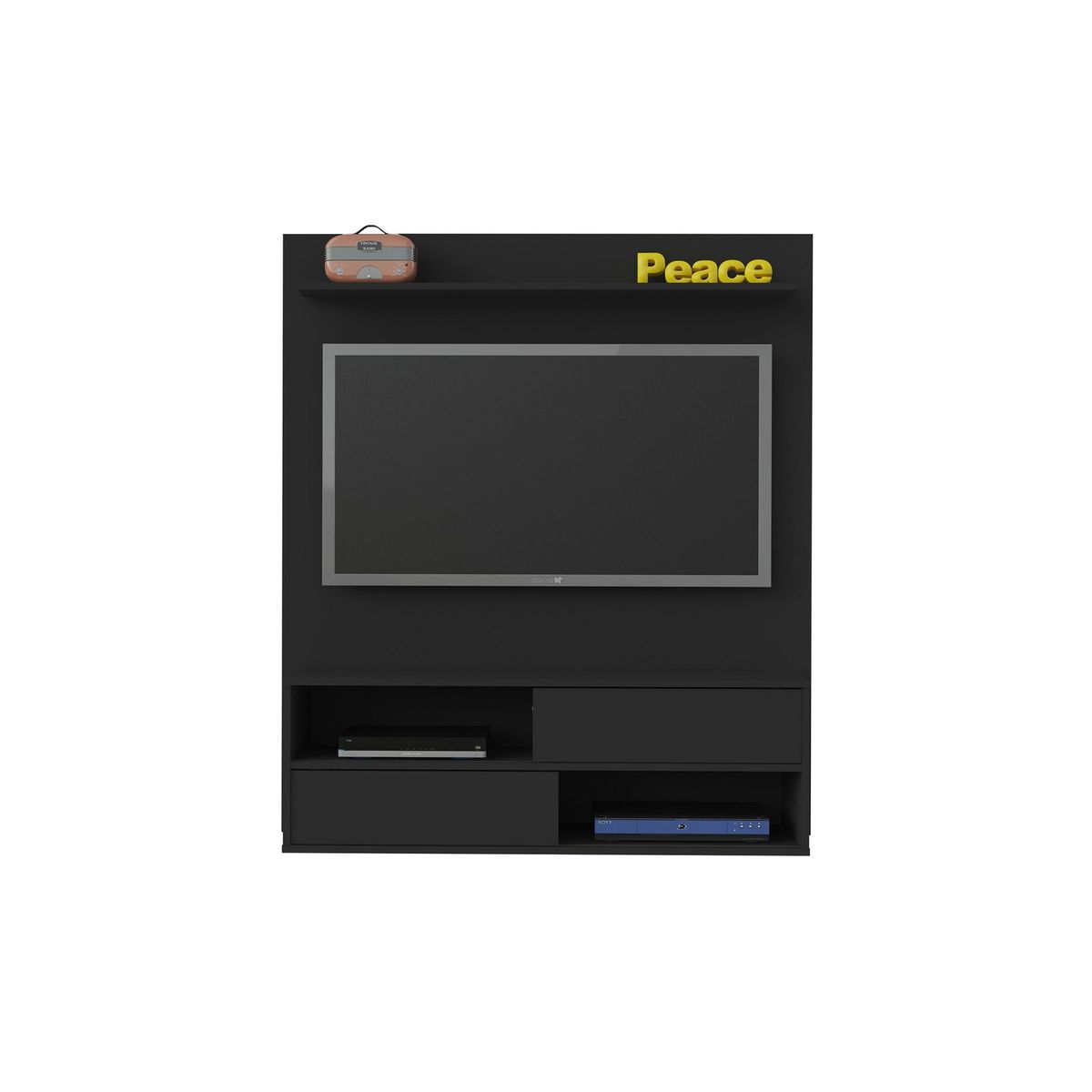 RODLER - Panel TV 50" Dallas Negro