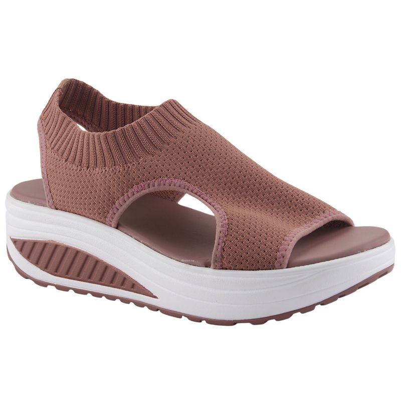 FUNWAY - Sandalia Mujer Nude Plataforma Funway Tija-29