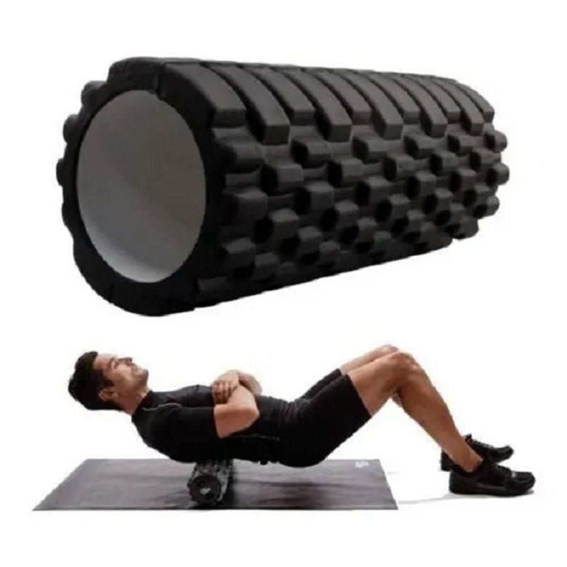 GENERICO - Rodillo De Espuma 28Cms Chico Yoga Pilates Fitness Masajeador