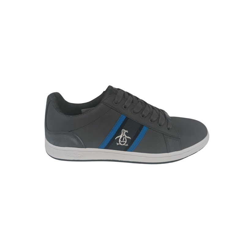 PENGUIN - Zapatilla Penguin Hombre Dark Dk Gris Blanco