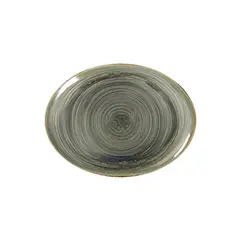 RAK PORCELAIN - PLATO OVALADO PORCELANA PERIDOT 21CM SPOT RAK