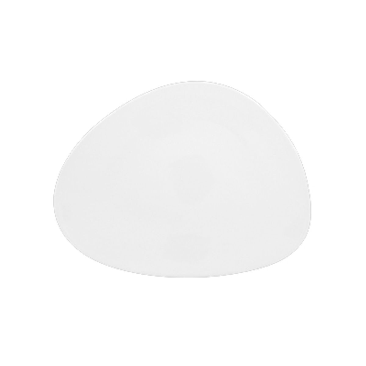 RAK PORCELAIN - PLATO IRREGULAR PORCELANA BLANCO 27CM SHAPED RAK RAK PORCELAIN