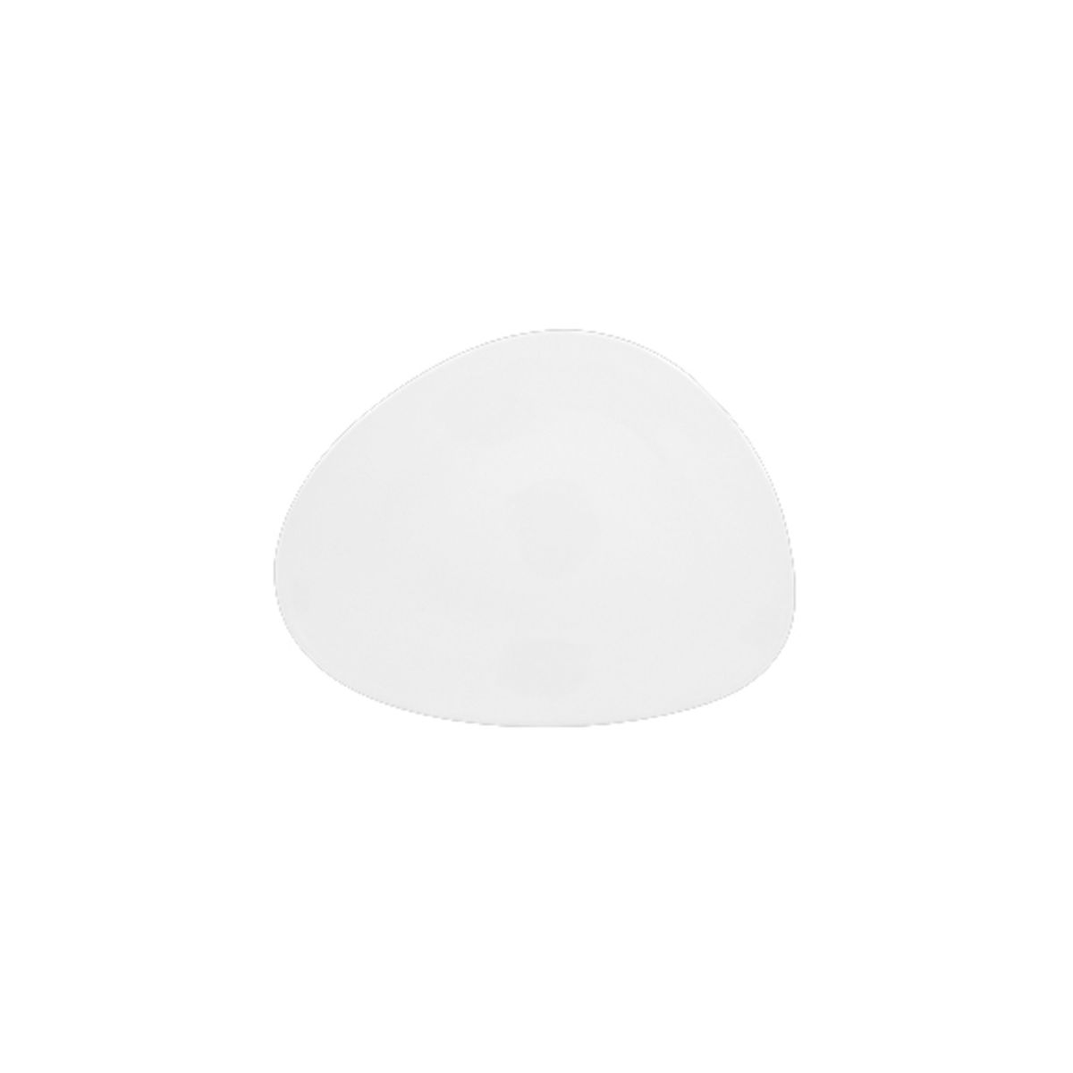 RAK PORCELAIN - PLATO IRREGULAR PORCELANA BLANCO 27CM SHAPED RAK RAK PORCELAIN