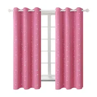 Cortina Niña Niño Semi Blackout Un Paño 140x220cm - Rosa