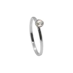 GENERICO - Anillo de plata ley 925 Cristal Swarovski Elements