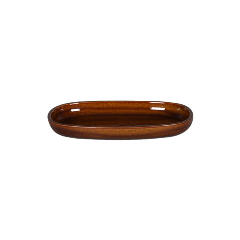 RAK PORCELAIN - PLATO OVALADO PORCELANA HONEY 23CM EASE RAK RAK PORCELAIN