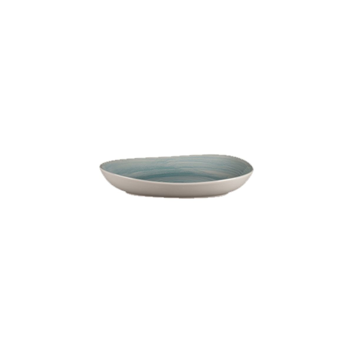 RAK PORCELAIN - PLATO IRREGULAR HONDO PORCELANA SAPPHIRE 28X23CM SPOT RAK RAK PORCELAIN