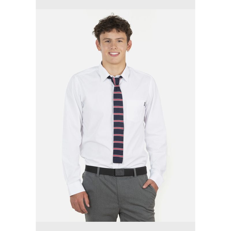MAUI AND SONS - Camisa Escolar Lisa Hombre Blanco Maui and Sons
