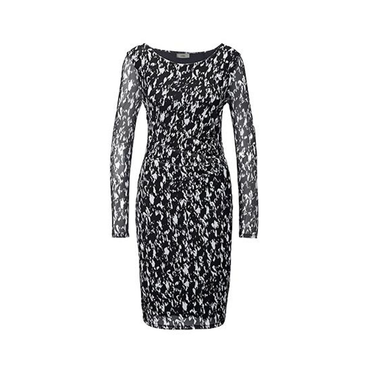 TCHIBO - Vestido Jersey Balnco Negro Mujer