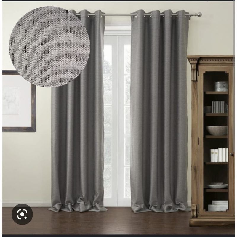 GENERICO - CORTINAS DE TELA SEMITRANSPARENTE 140X260 CM