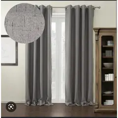 GENERICO - CORTINAS DE TELA SEMITRANSPARENTE 140X260 CM