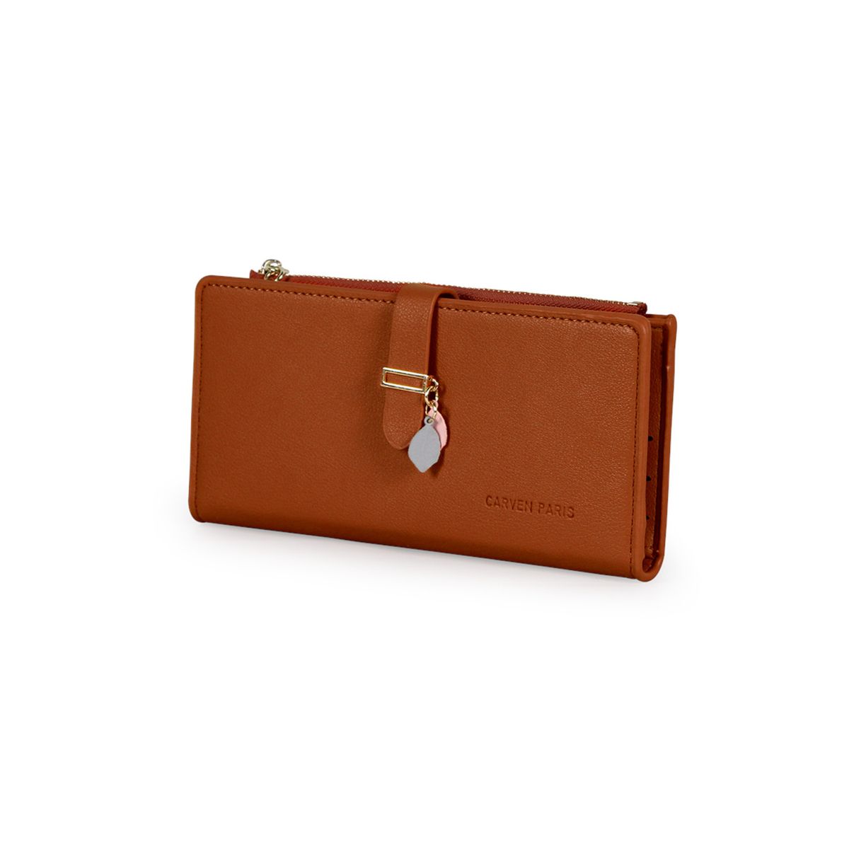 CARVEN - Billetera mujer Vera café Carven Paris