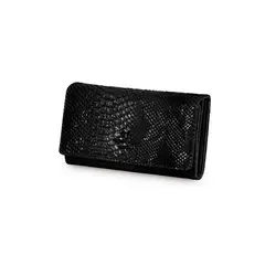 CARVEN - Billetera mujer Alda Serpent negra Paris