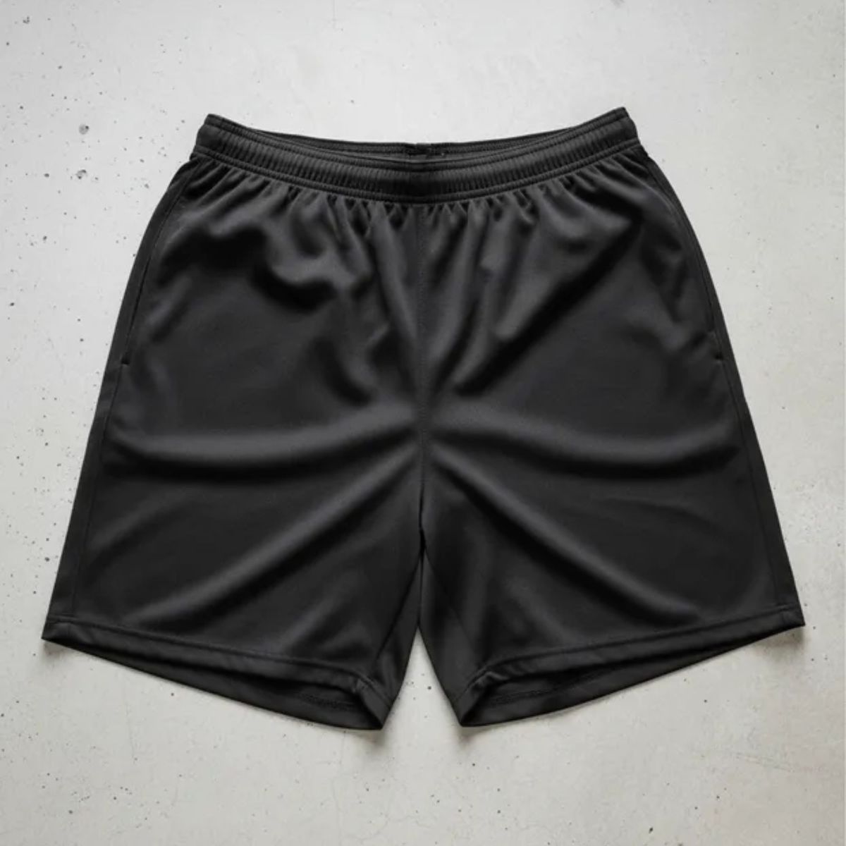 DRB - Short De Futbol Niño Negro Liso