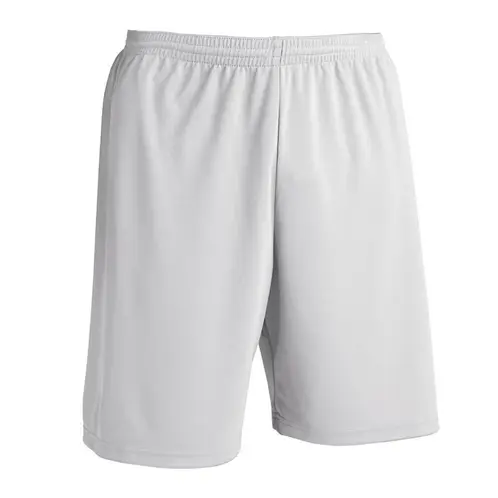 DRB - Short De Futbol Blanco Liso Costuras Reforzadas