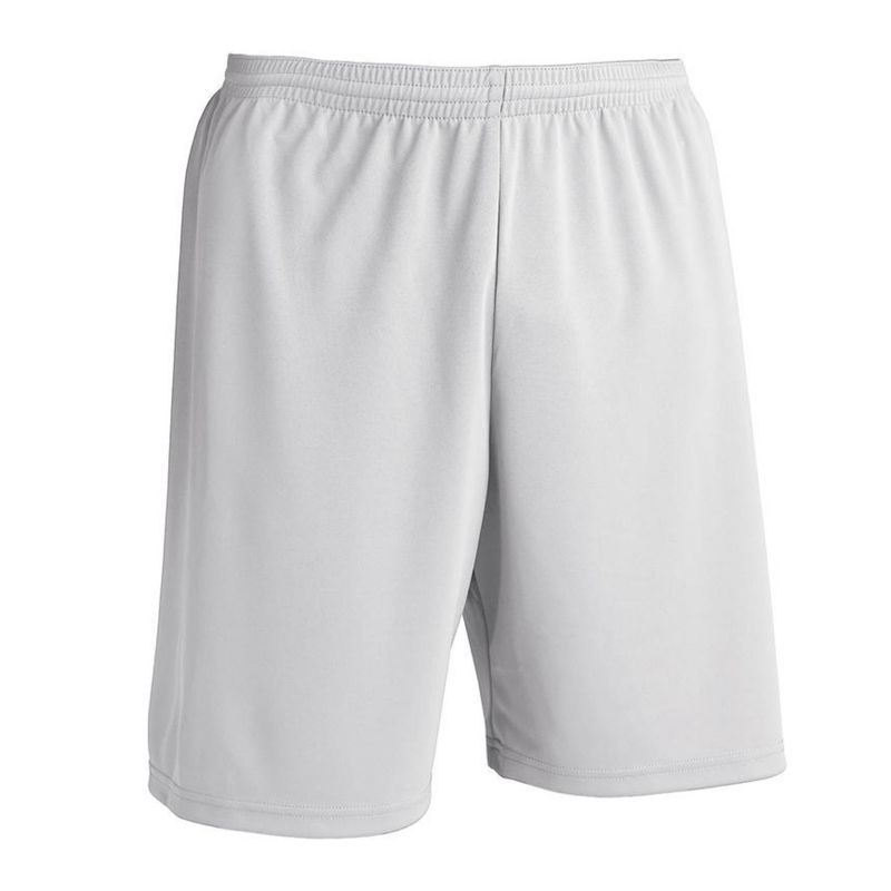 DRB - Short De Futbol Blanco Liso Costuras Reforzadas