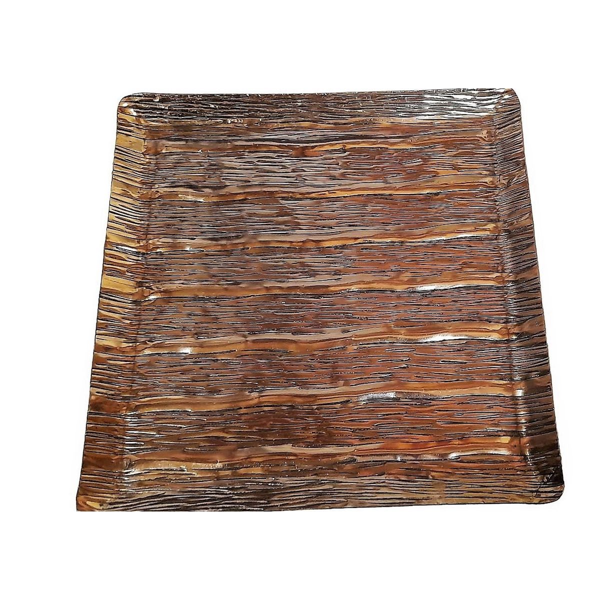 KADAR - BANDEJA CUADRADA  PELTRE