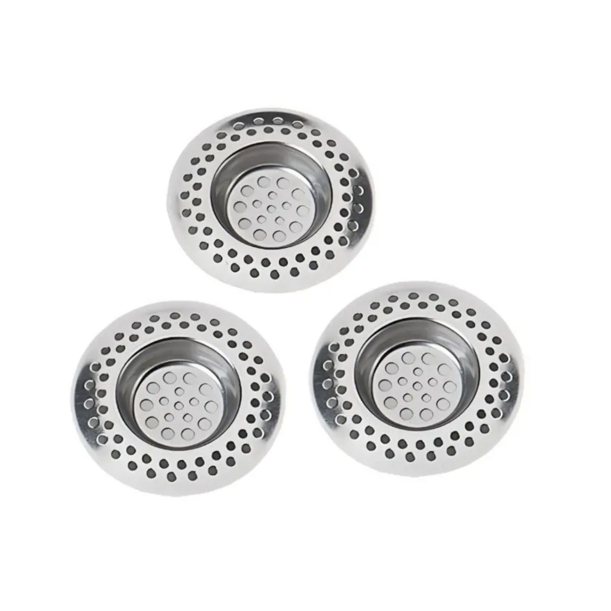 GENERICO - 3 Rejilla Filtro Lavaplatos Escurridor Organizador Lavaplato