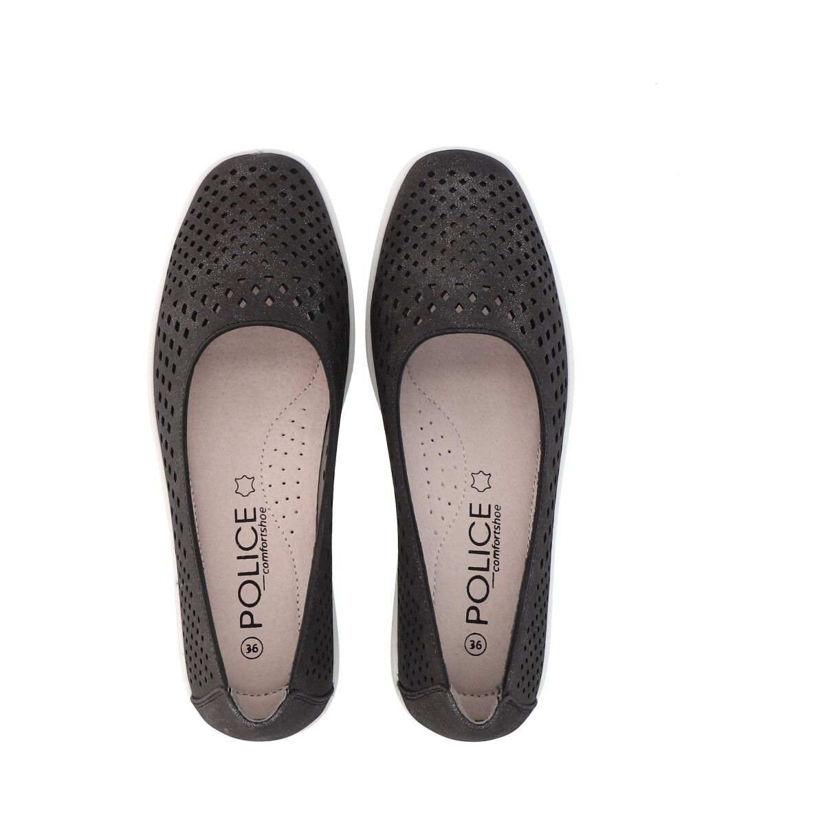 POLICE - Zapato Mujer Negro Confort Police