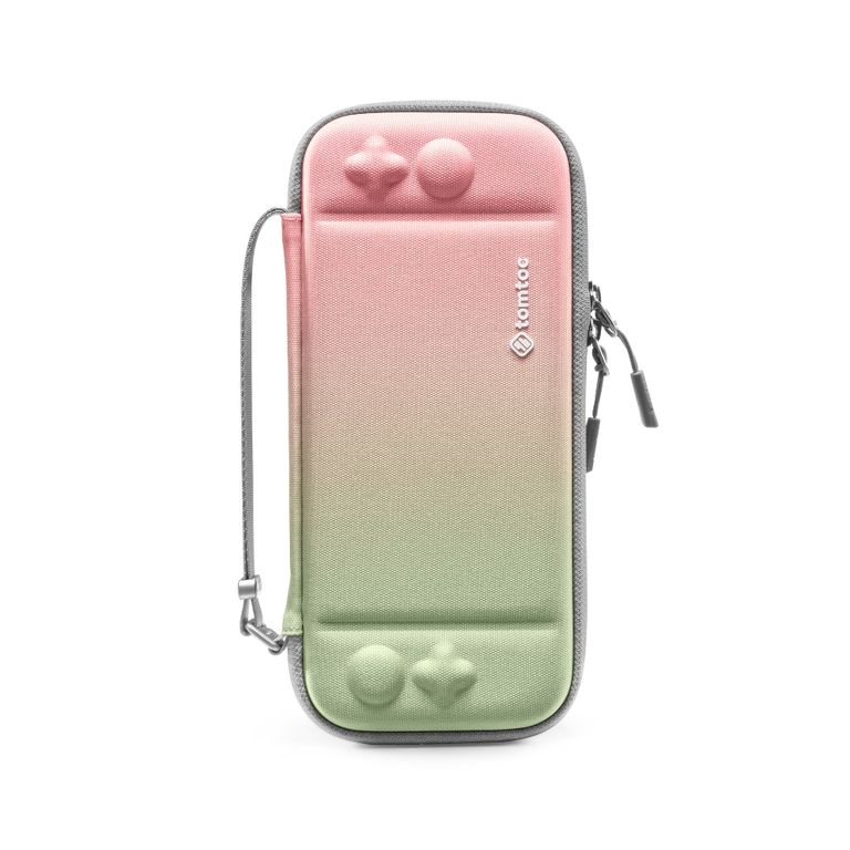 TOMTOC Estuche Ligero para Nintendo Switch OLED - Rosa Gradiente