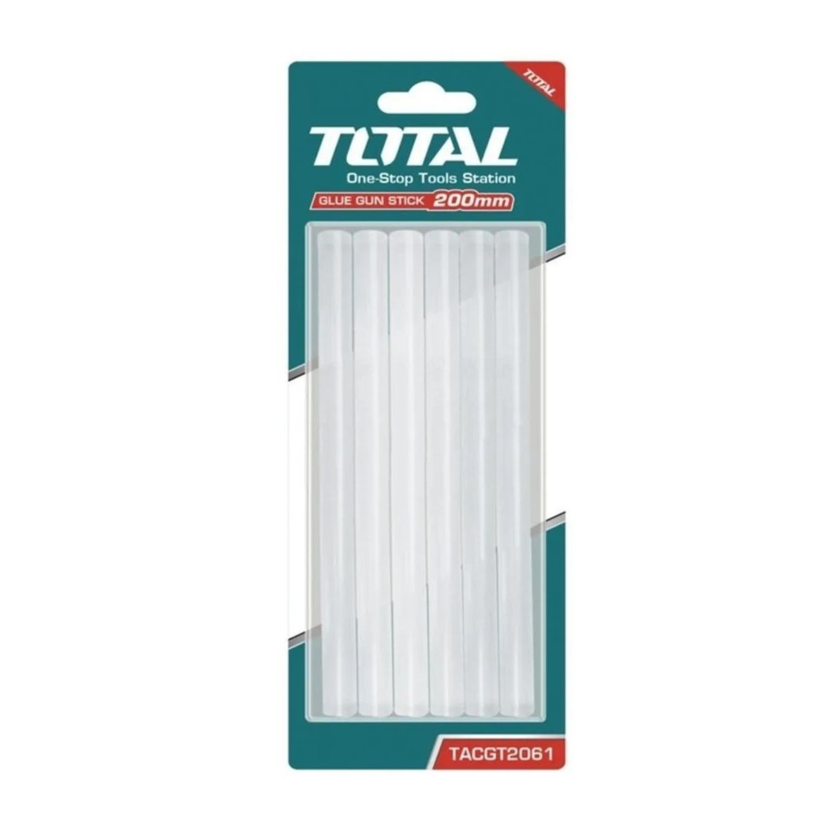 TOTAL TOOLS - Barras De Silicona 11.2x200mm 6 piezas