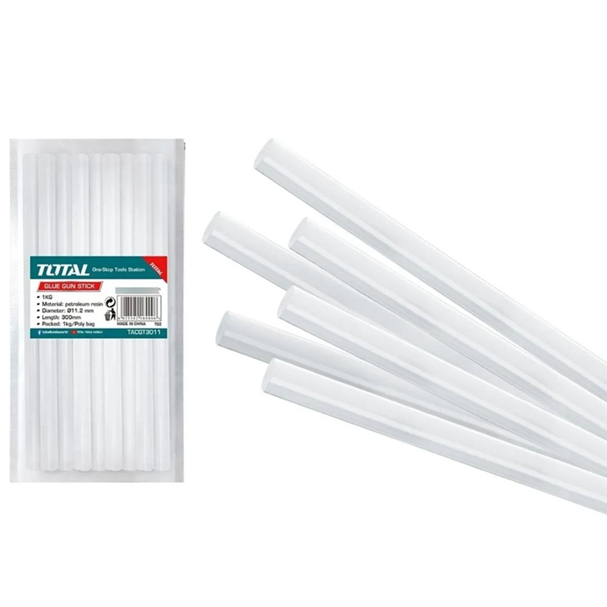 TOTAL TOOLS - Barras De Silicona 112x300mm 1 Kilo