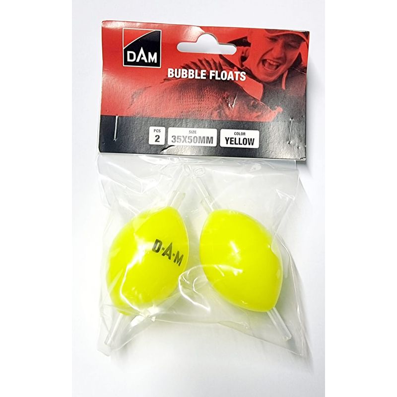DAMTEC - 2 uds Flotador De Pesca Bulbo L DAM 3x5cm Colores!