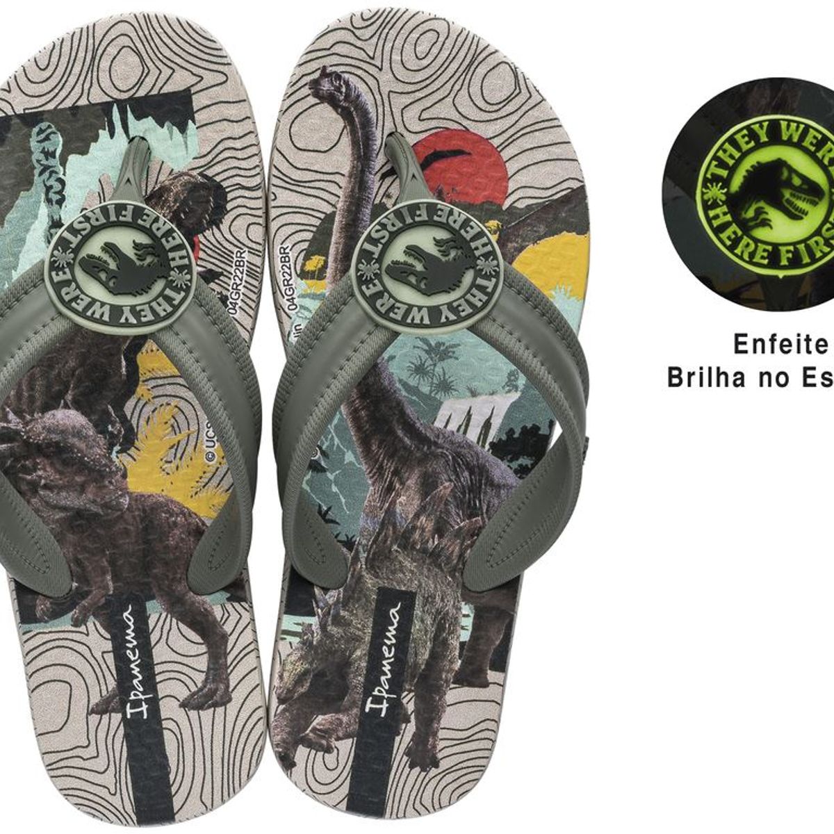 IPANEMA - Sandalia Niño Gris Jurassic World 202 Ipanema