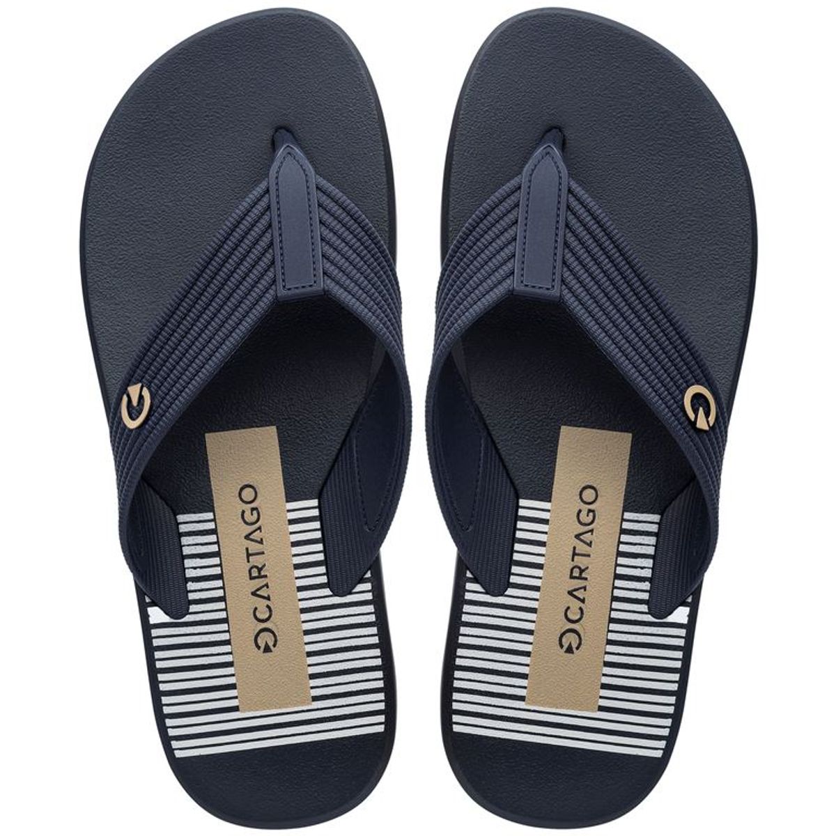 CARTAGO - Sandalia Hombre Negro Montreal 410 Cartago