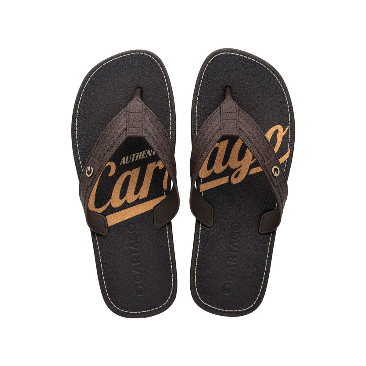 CARTAGO - Sandalia Hombre Marrón Dakar 393 Cartago