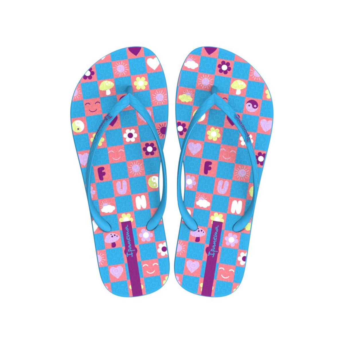 IPANEMA - Sandalia Easy Print Azul/Naranja  Ipanema