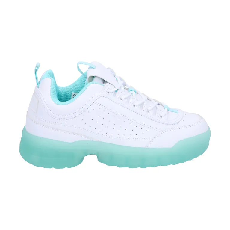 Zapatilla Urbana Mujer Blanco/Verde Amalia