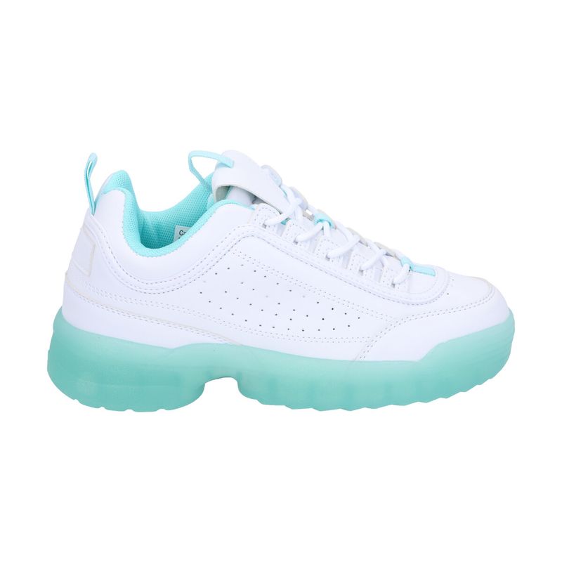 POLICE - Zapatilla Mujer Blanco/Verde Amalia  Police