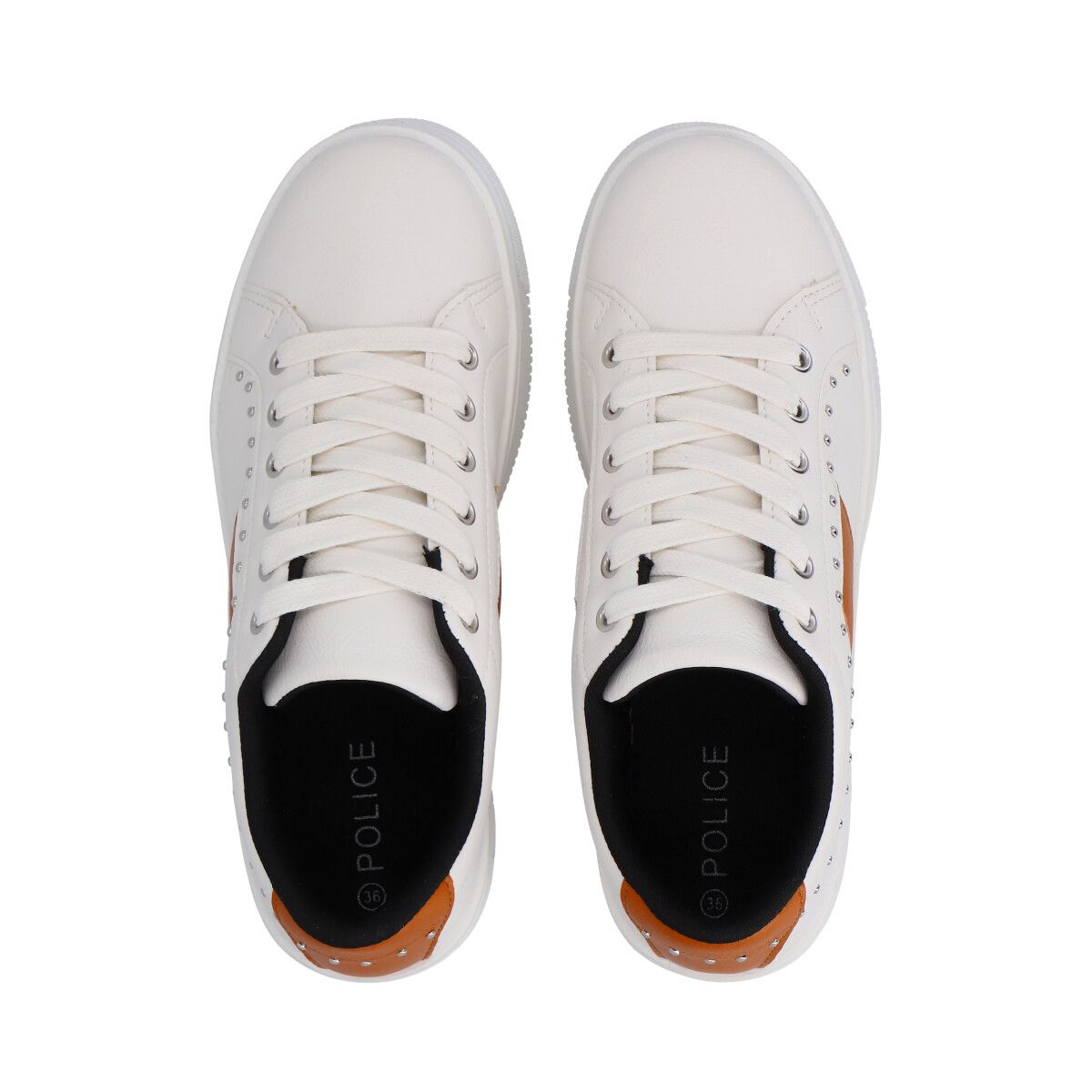 POLICE - Zapatilla Urbana Mujer Blanco Maca Police