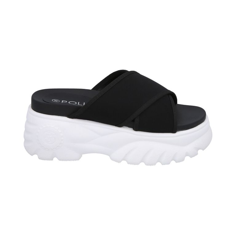 Sandalia Mujer Negro Plataforma Mixen