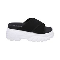 Sandalia Mujer Negro Plataforma Mixen