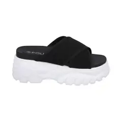 POLICE - Sandalia Mujer Negro Plataforma Mixen