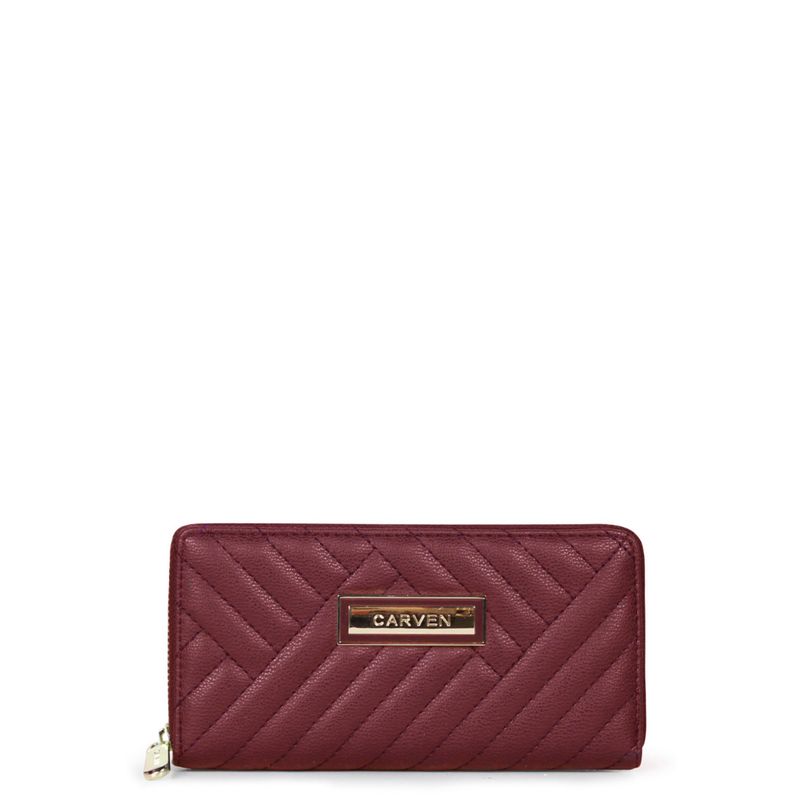 CARVEN - Billetera de mujer Ava rojo Carven Paris