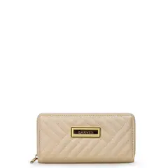 CARVEN - Billetera de mujer Ava beige Paris