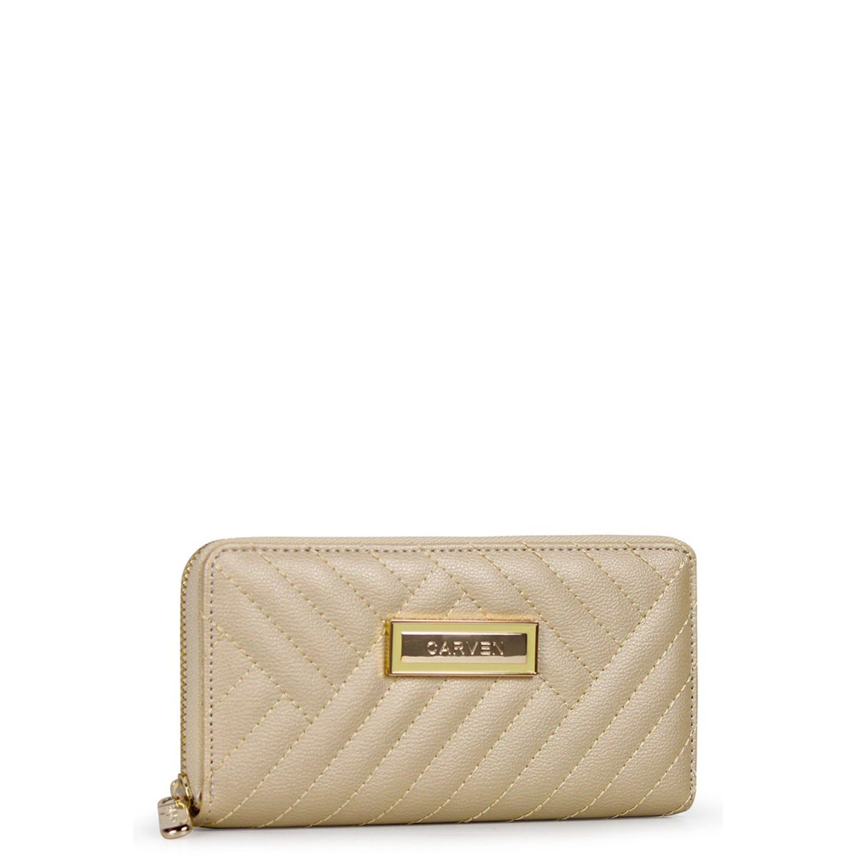 CARVEN - Billetera de mujer Ava beige Carven Paris