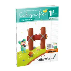 TOP10BOOKS - CALIGRAFIA HORIZONTAL 1 BÁSICO - 2DO SEMESTRE - INTERACTIVO. Editorial: Editorial Caligrafix