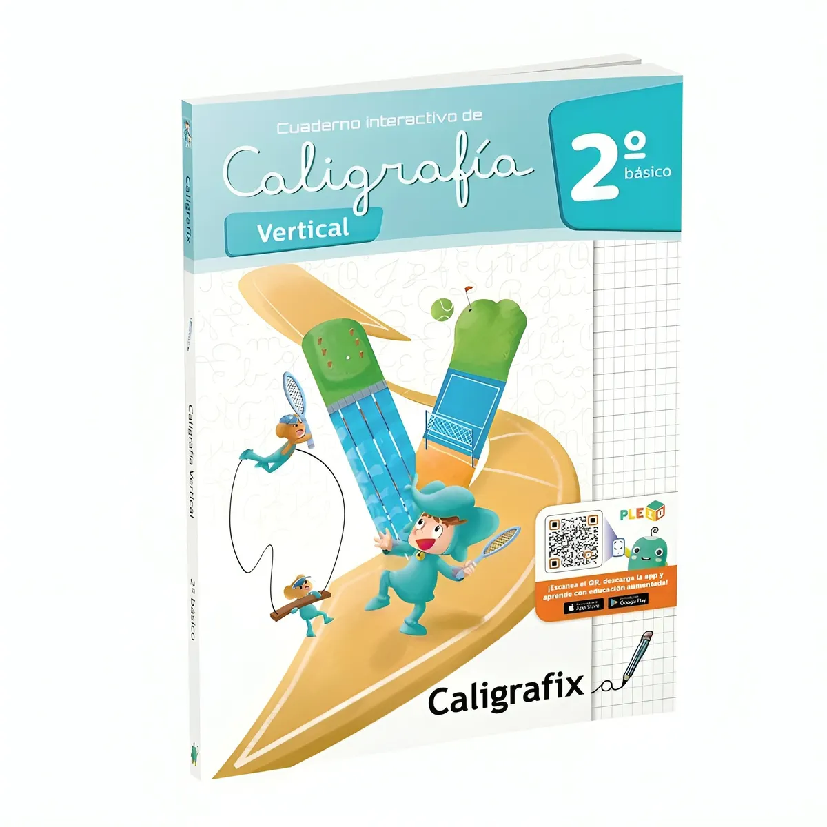TOP10BOOKS - TEXTO Caligrafia Vertical 2 Básico-Interactivo