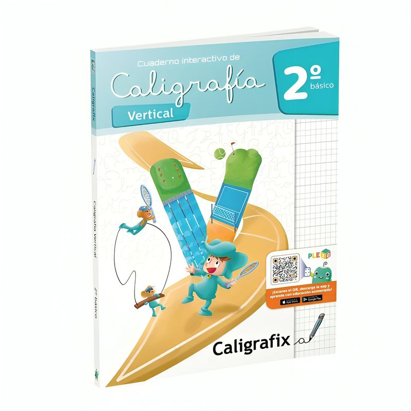 TOP10BOOKS - CALIGRAFIA VERTICAL 2 BÁSICO-INTERACTIVO. Editorial: Editorial Caligrafix