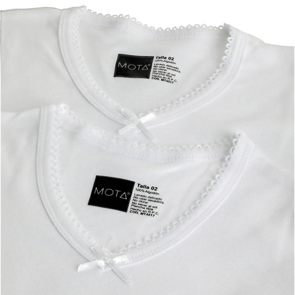 MOTA - Camiseta manga larga algodón pack 2 mota