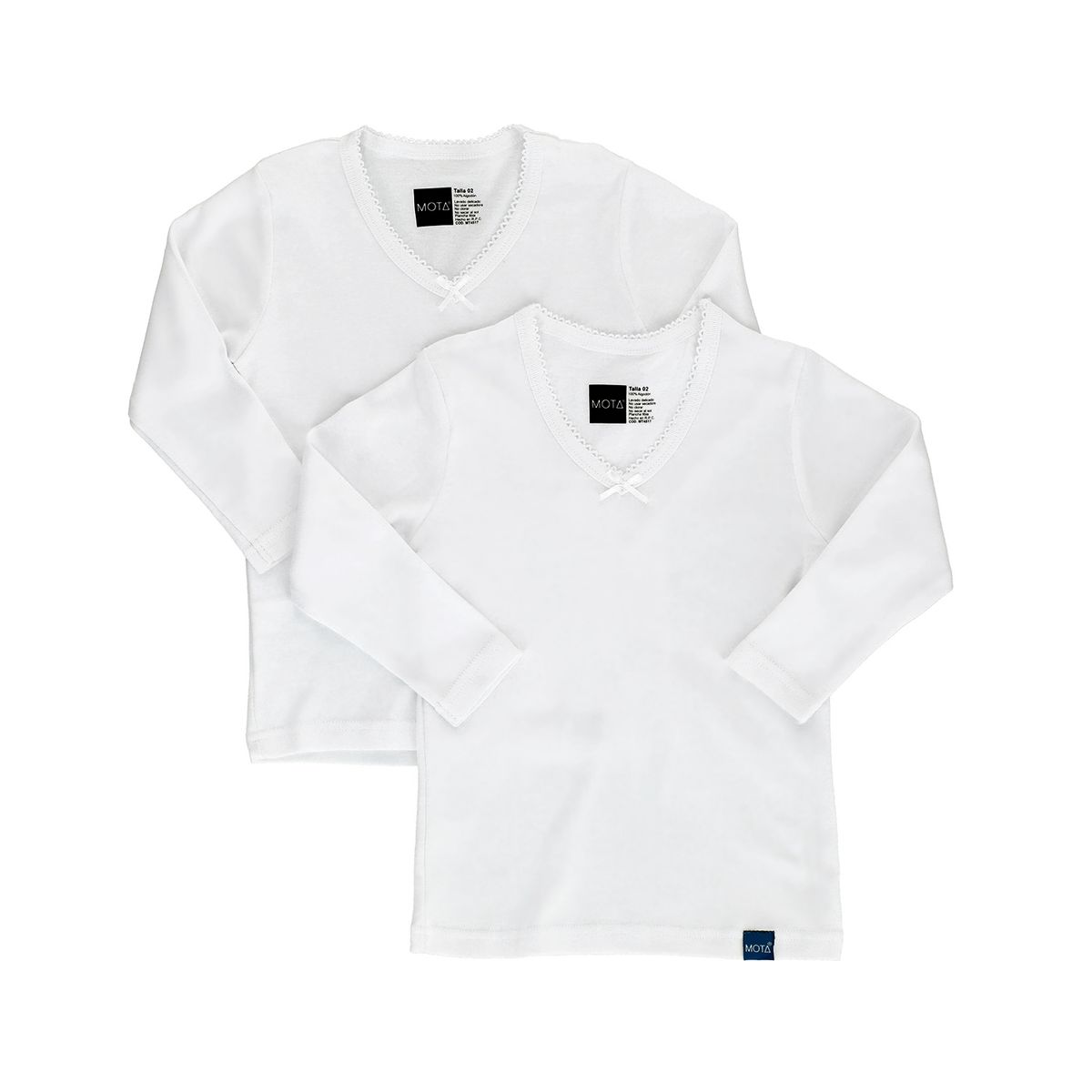 MOTA - Camiseta manga larga algodón pack 2 mota